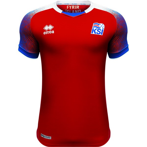 Maillot Football Islande Third 2018 Rouge